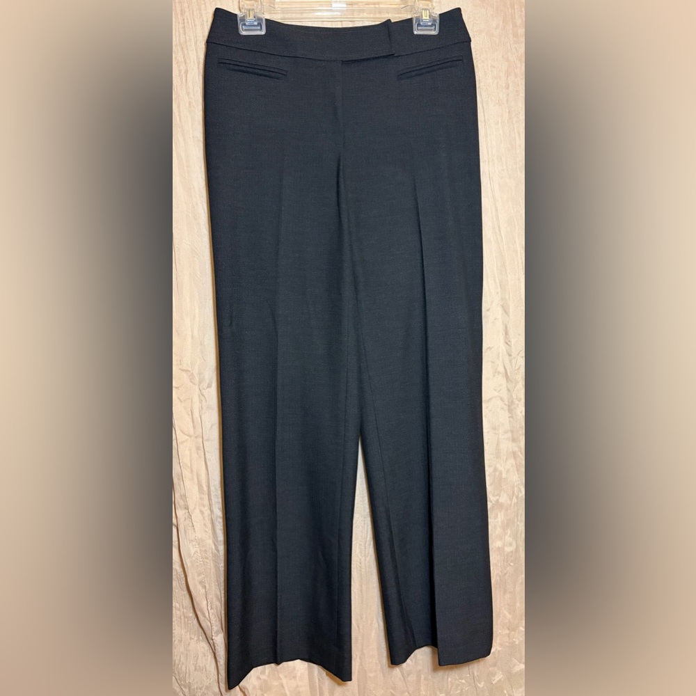 Donna Degnan Black Dress Pants Size 6 Straight Leg Career Slacks